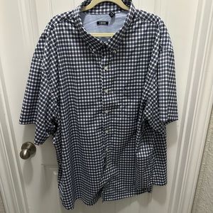 Men’s button down short sleeve 4XL